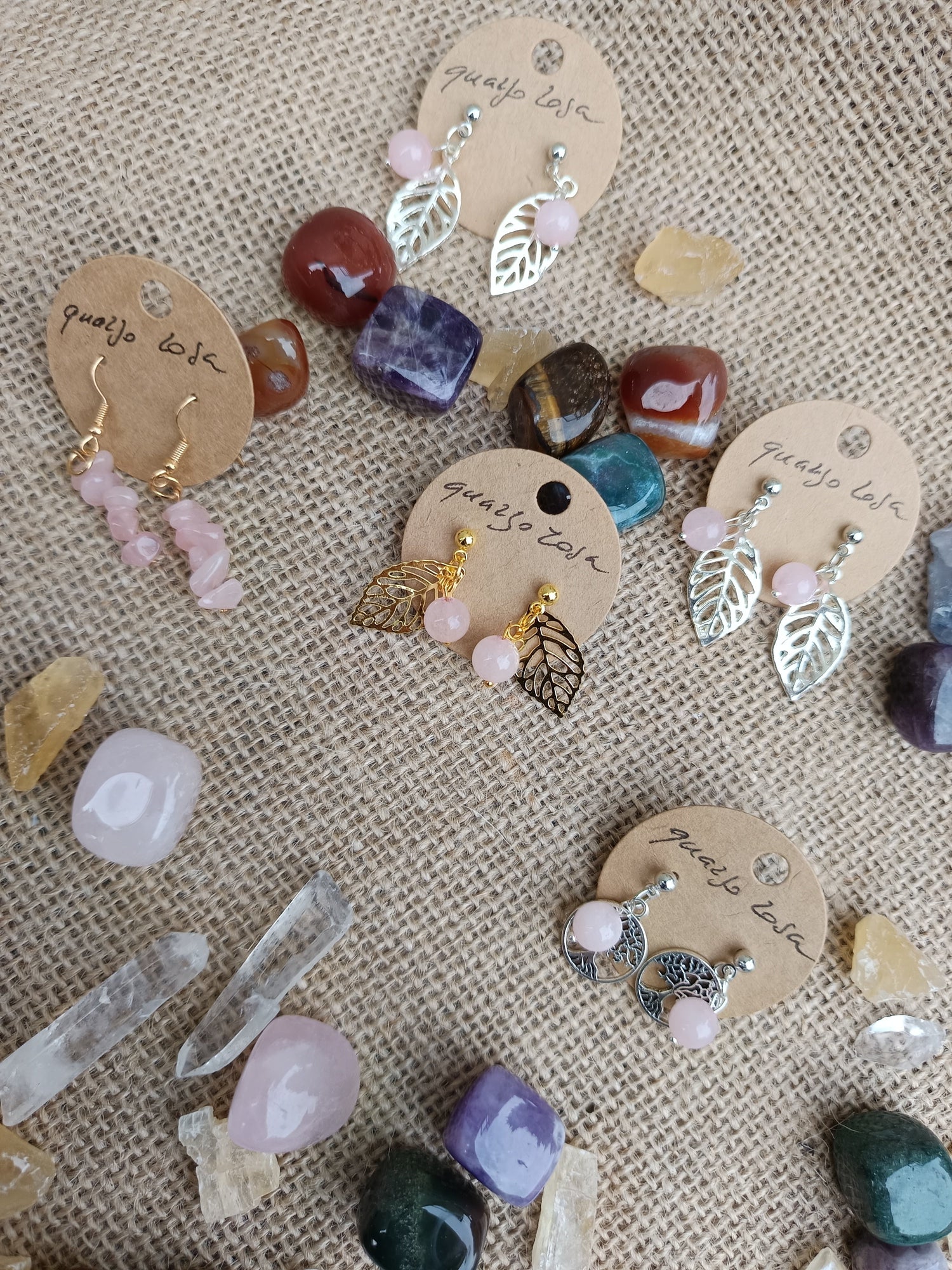 Orecchini con Pietre Naturali