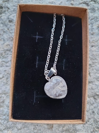 Ciondolo Cuore in Labradorite