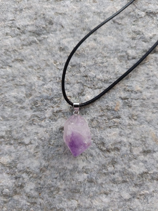 Ciondolo in Ametista Grezza Naturale